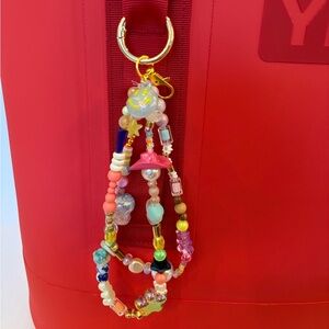 Colorful Beaded Keychain Accessory